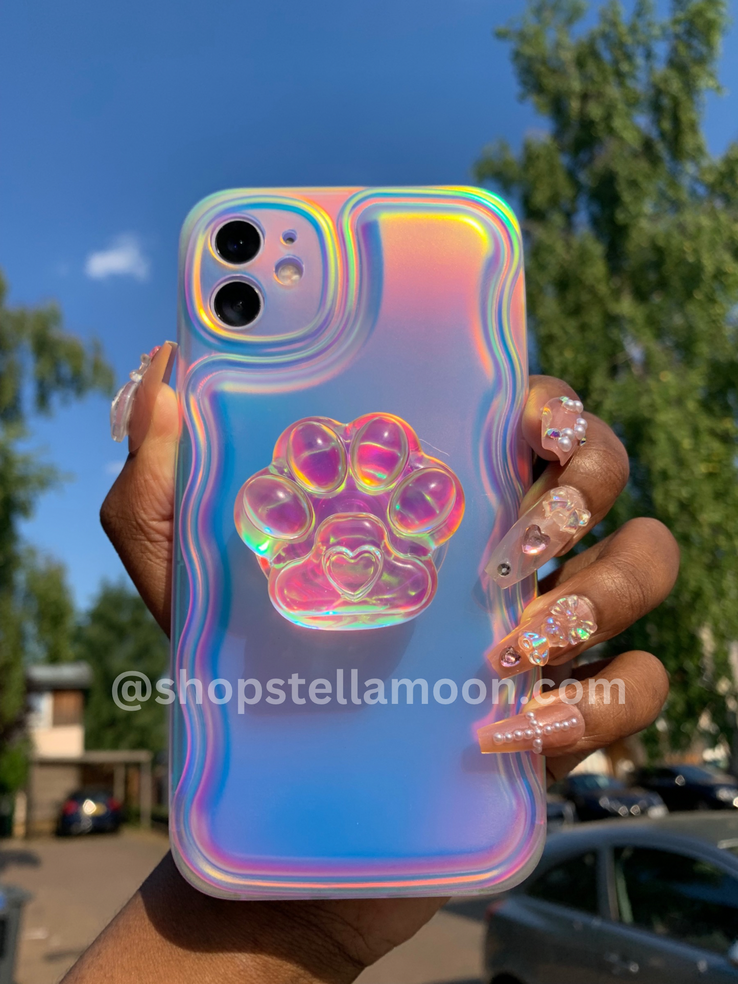 PAWFECT HOLO IPHONE CASE ($29)