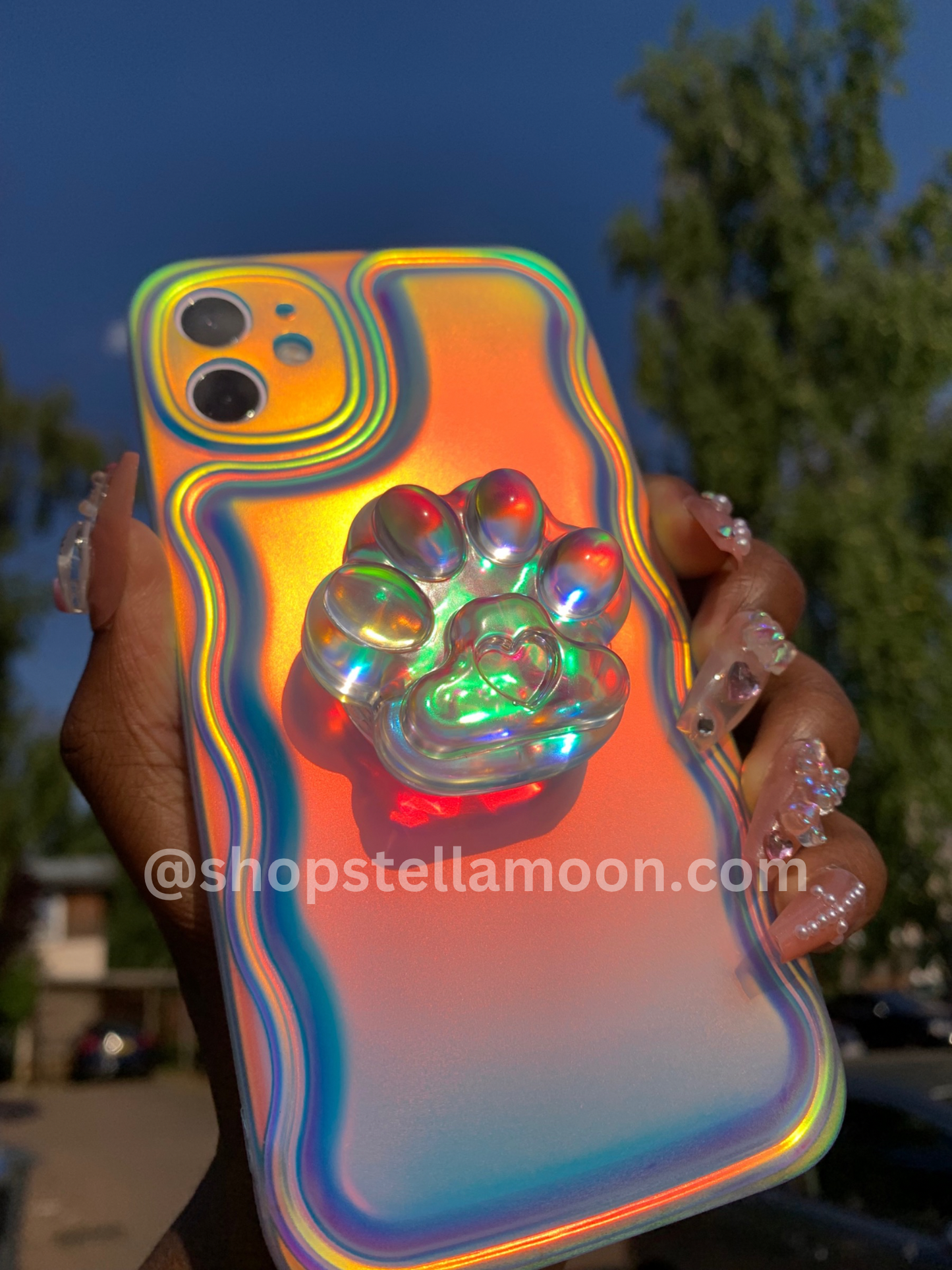PAWFECT HOLO IPHONE CASE ($29)